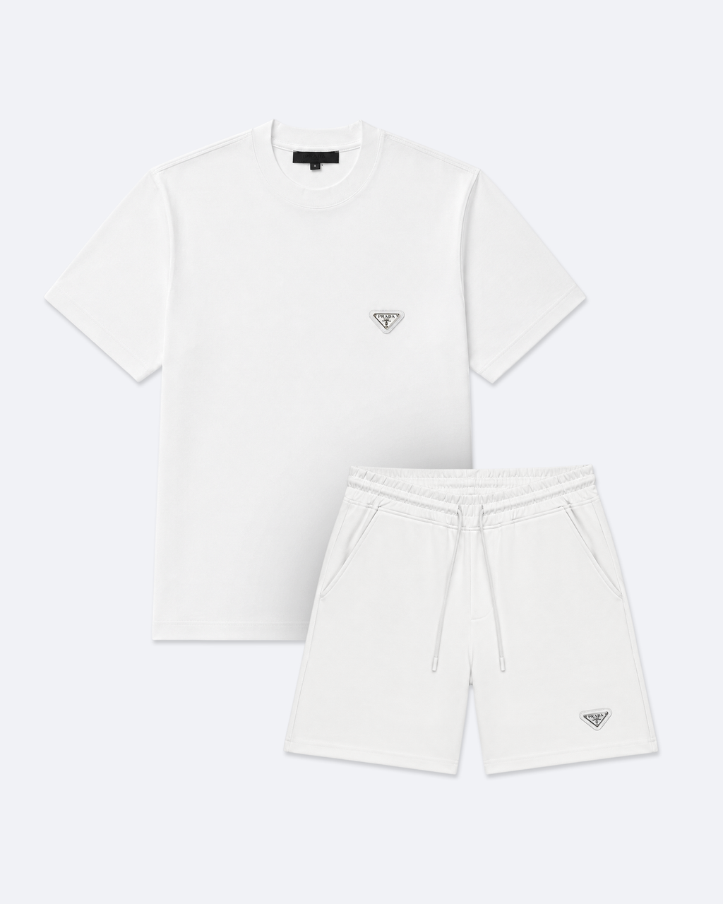 Prada - Logo Plate Summer Set - White