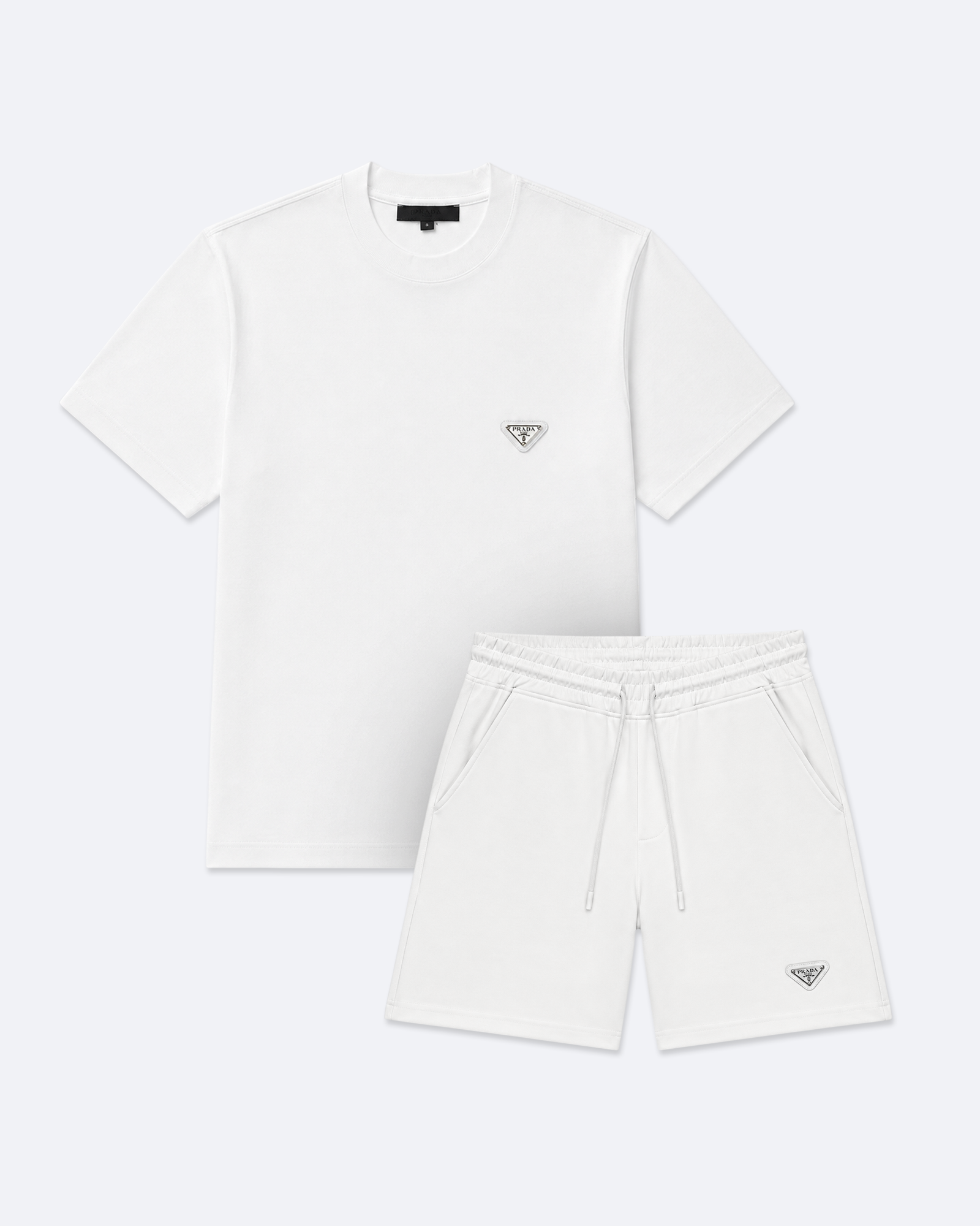 Prada - Logo Plate Summer Set - White