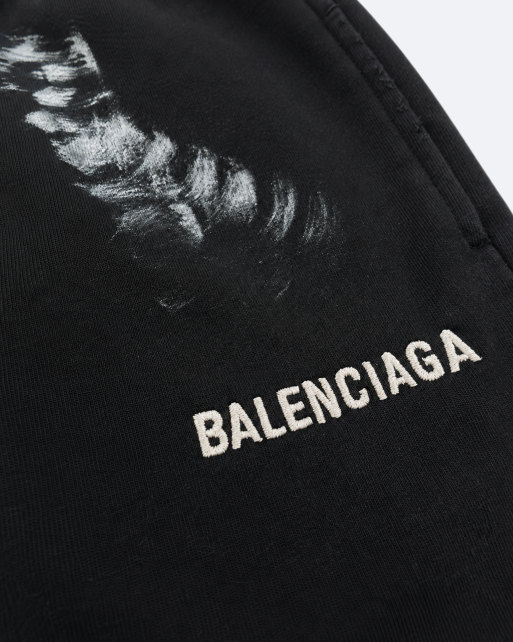 Balenciaga - Brushed Logo Summer Set - Black