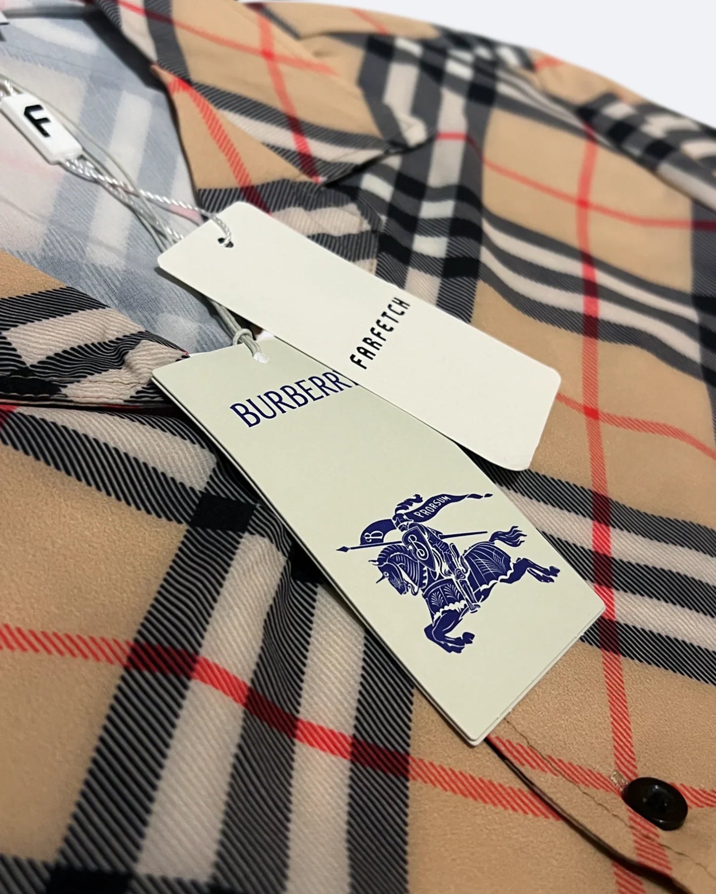 Burberry - Check Print Pattern Summer Set - Beige