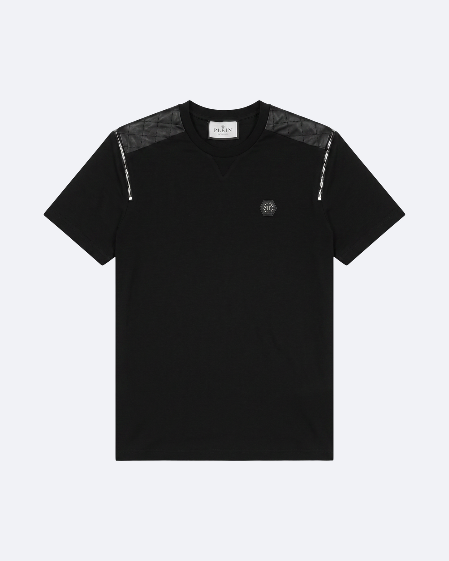 Philipp Plein - Sleeve Zip T-Shirt - Black