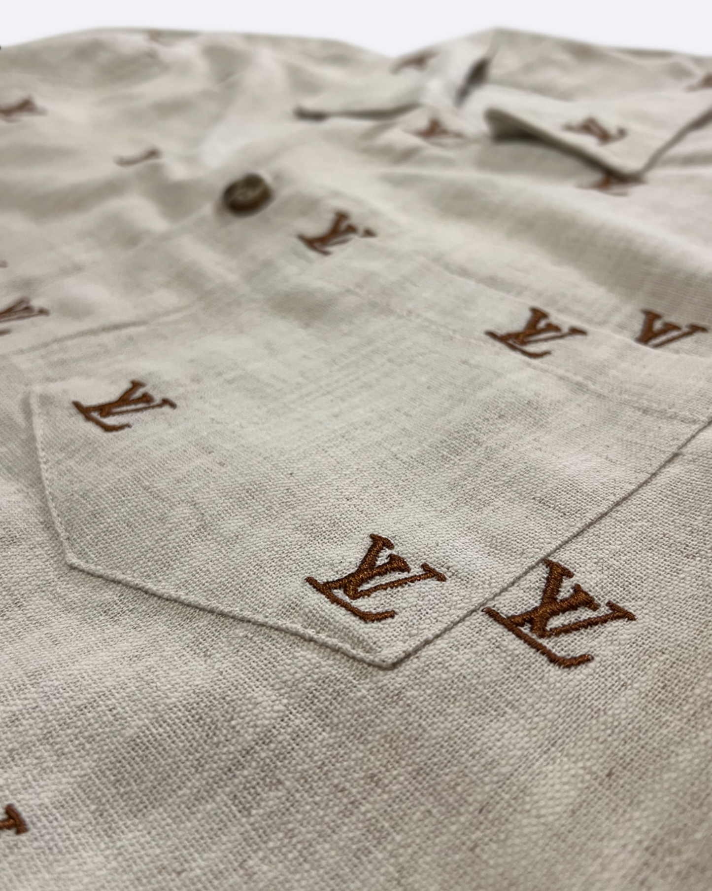 Louis Vuitton - LV Monogram Linen Set - Cream