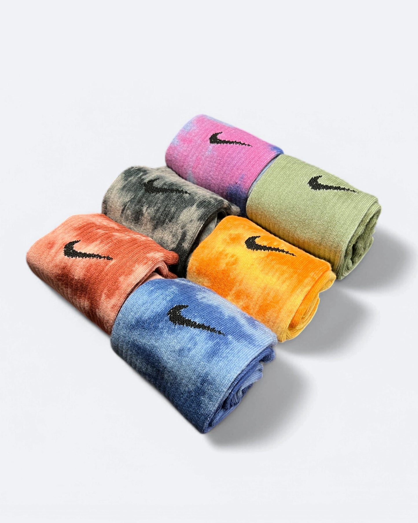 Ponožky Nike - Tie Dye Socks - 6 párov