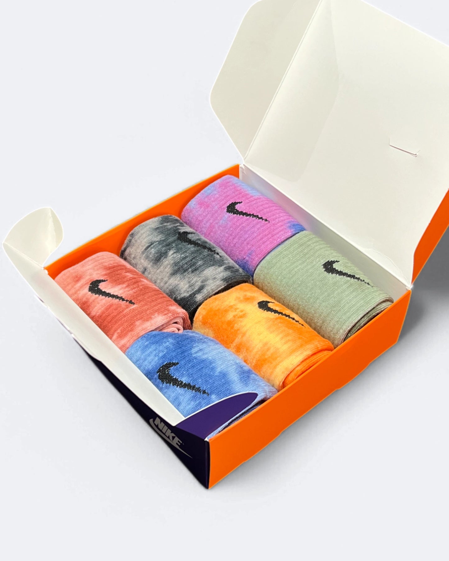 Ponožky Nike - Tie Dye Socks - 6 párov