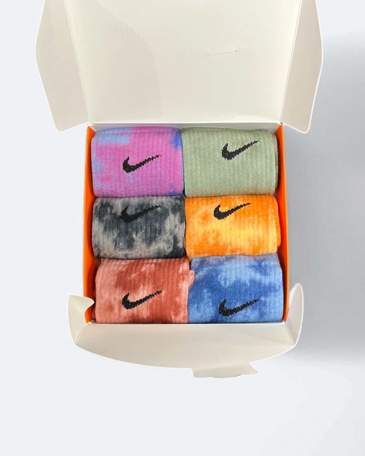 Ponožky Nike - Tie Dye Socks - 6 párov