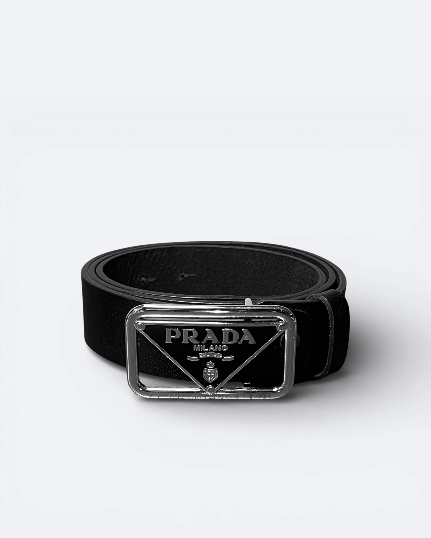 Prada - Logo Belt - Black
