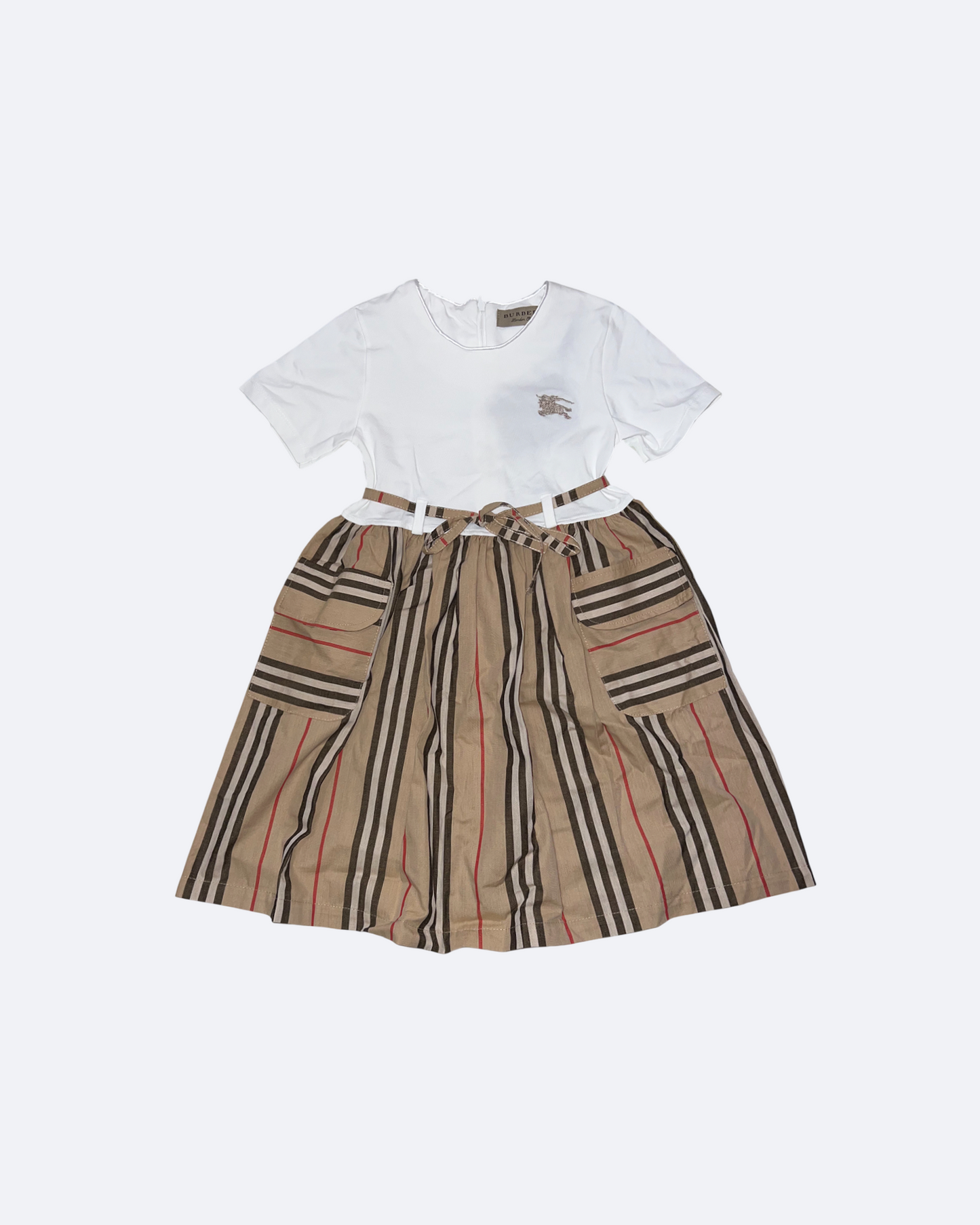 Burberry - Dress For Girl - White