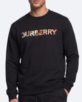Burberry - Logotype Embroidery Sweatshirt - Black