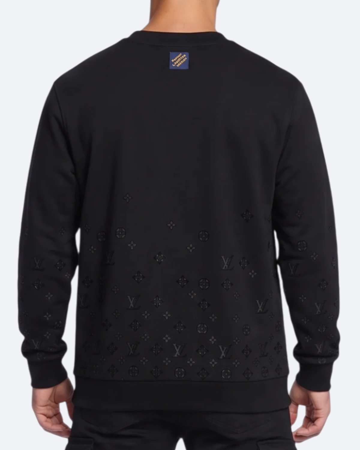 LVTN - Monogram Outline Sweatshirt - Black