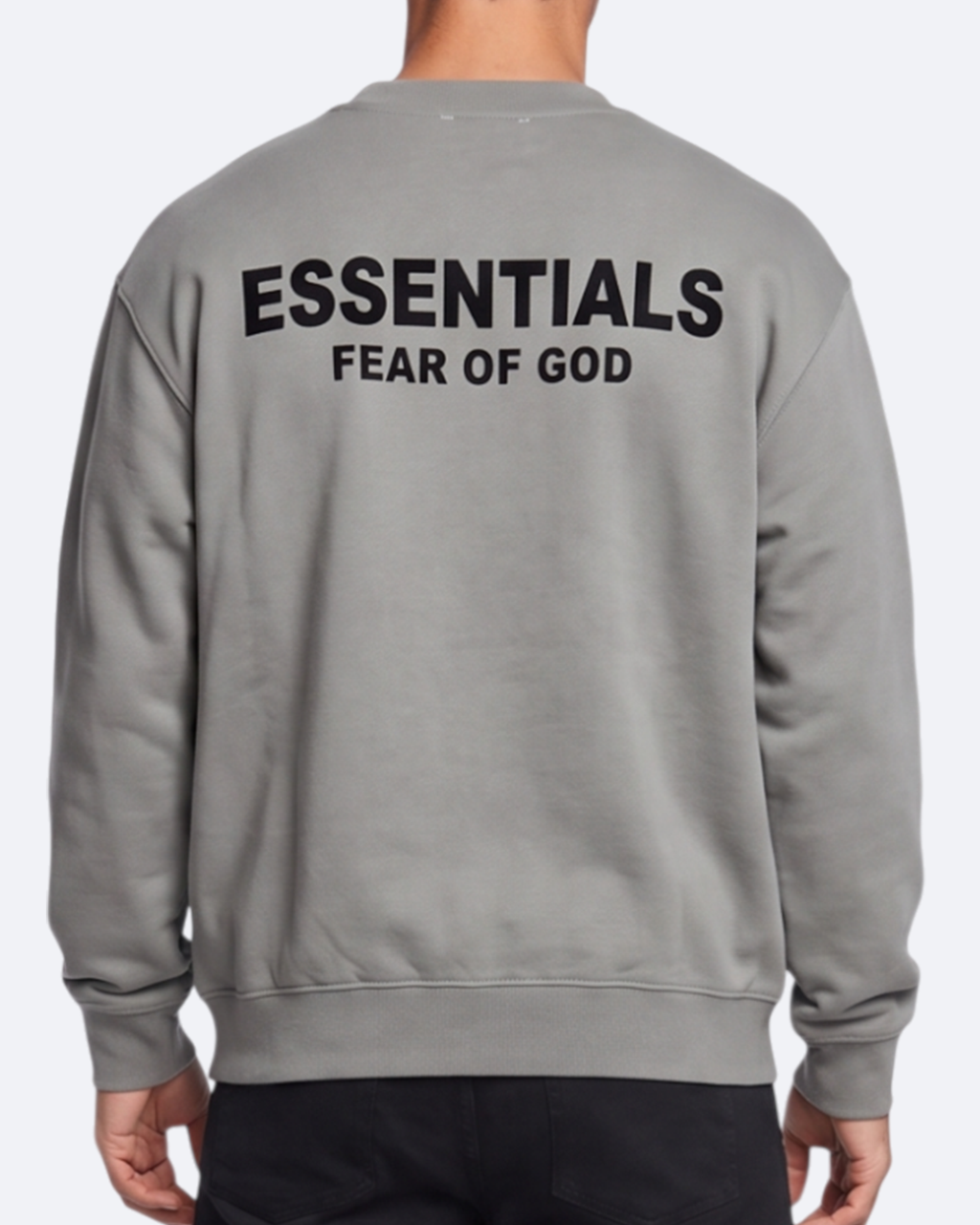 Fear of God - Essentials Rubber Logo Sweatshirt - Mint White