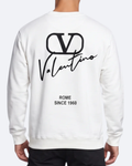 Valentino - Signature Logo Sweatshirt - White