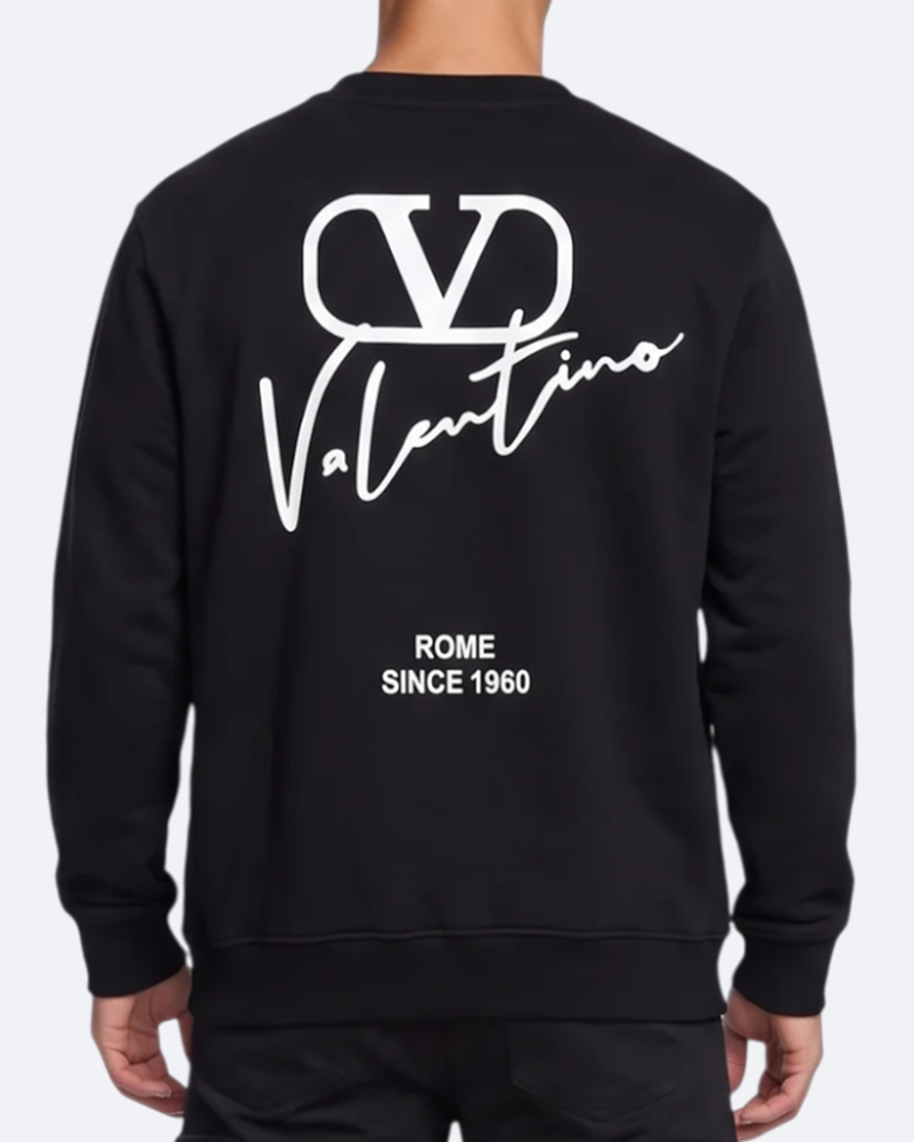 Valentino - Signature Logo Sweatshirt - Black