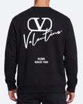 Valentino - Signature Logo Sweatshirt - Black