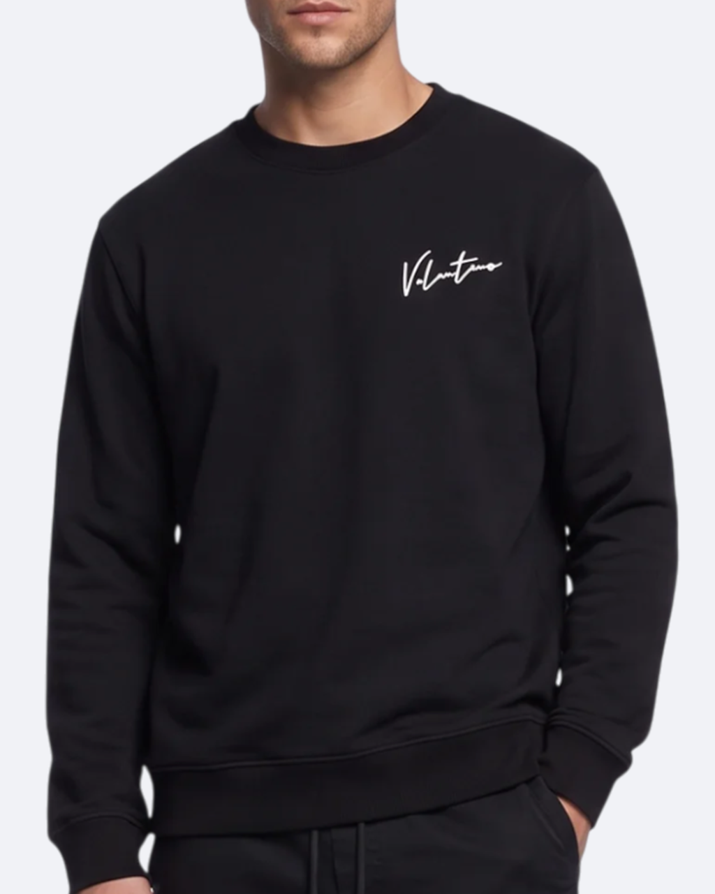 Valentino - Signature Logo Sweatshirt - Black
