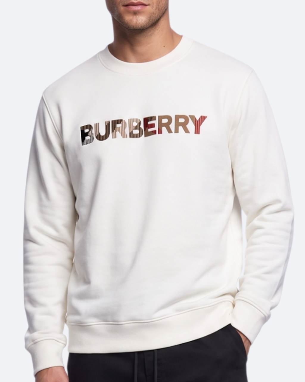 Burberry - Logotype Embroidery Sweatshirt - White