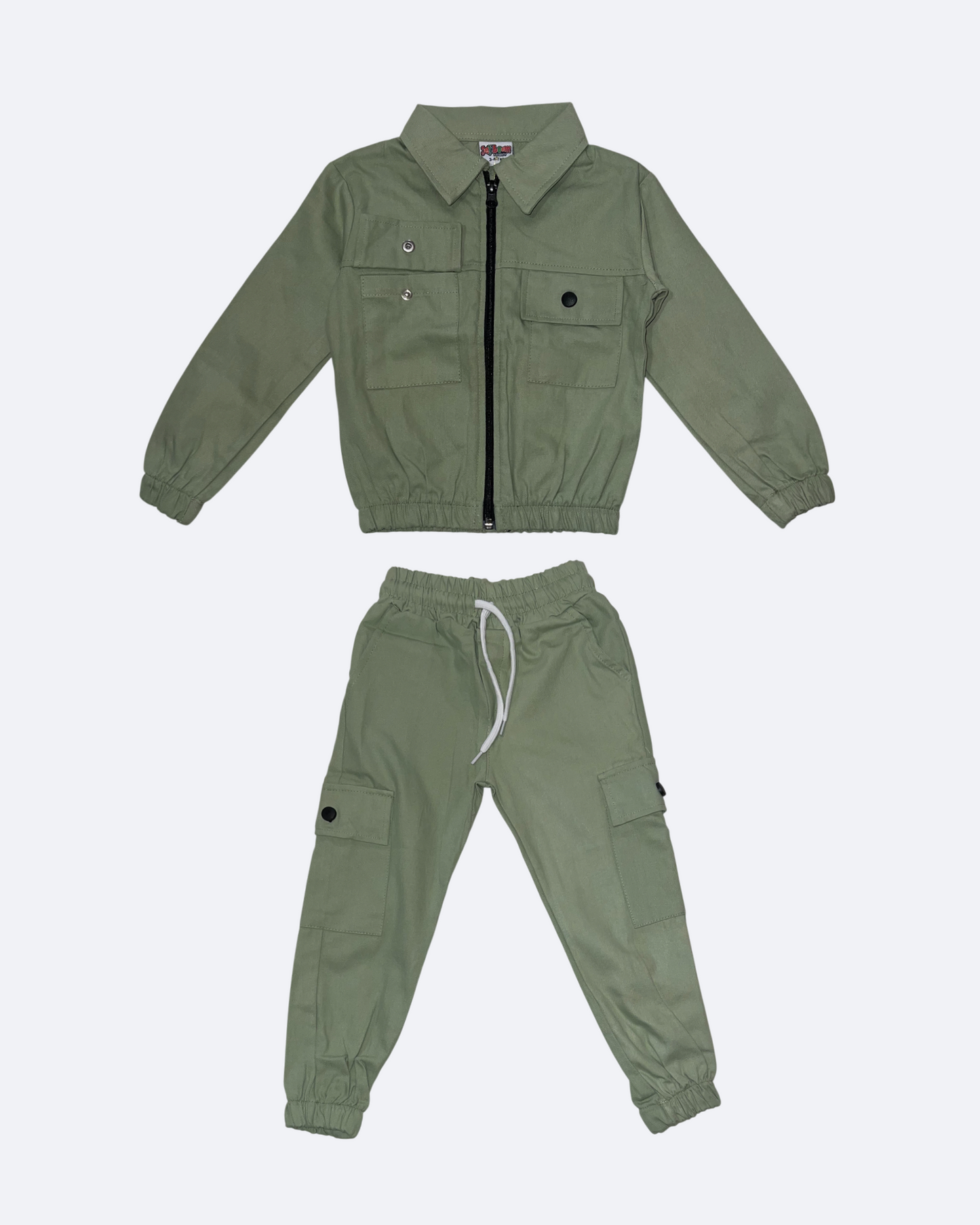 Happy - Cargo Set For Boy - Green