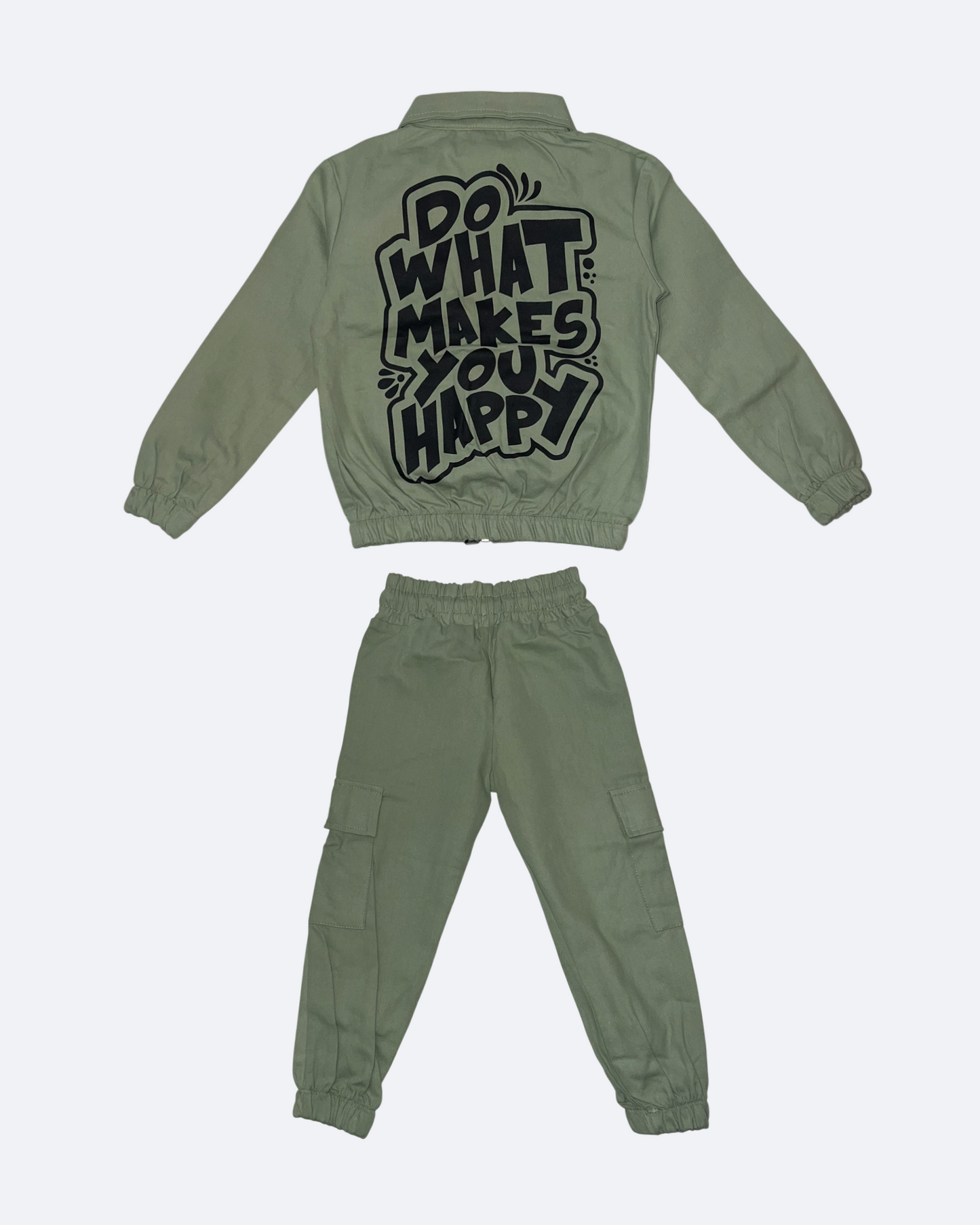 Happy - Cargo Set For Boy - Green