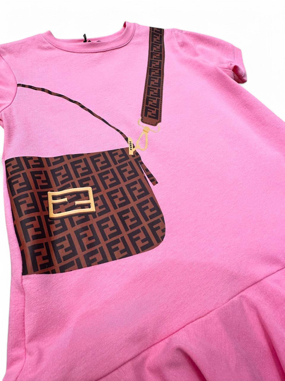 Fendi - Dress For Girl - Pink